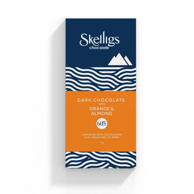 Skelligs Schokolade Orangen und Mandeln