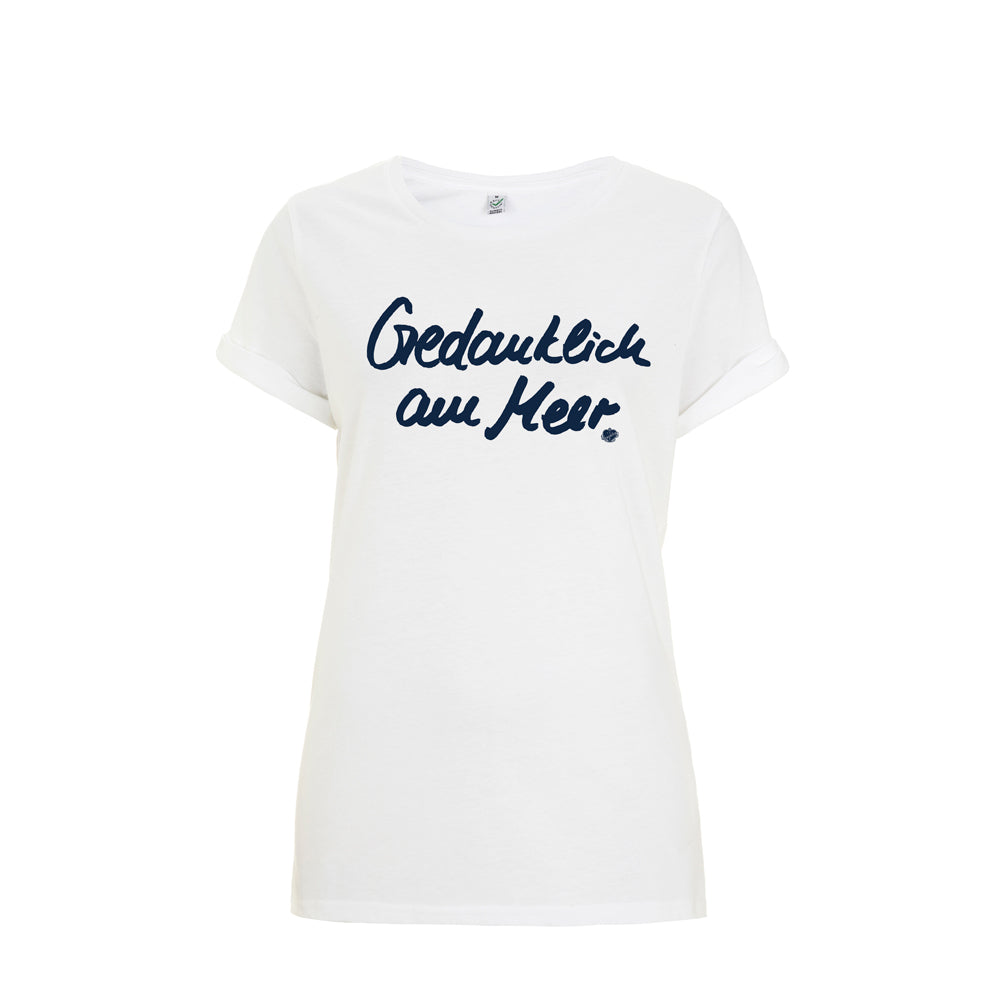 Frauen T-Shirt Gedanklich am Meer | ankerherz.de