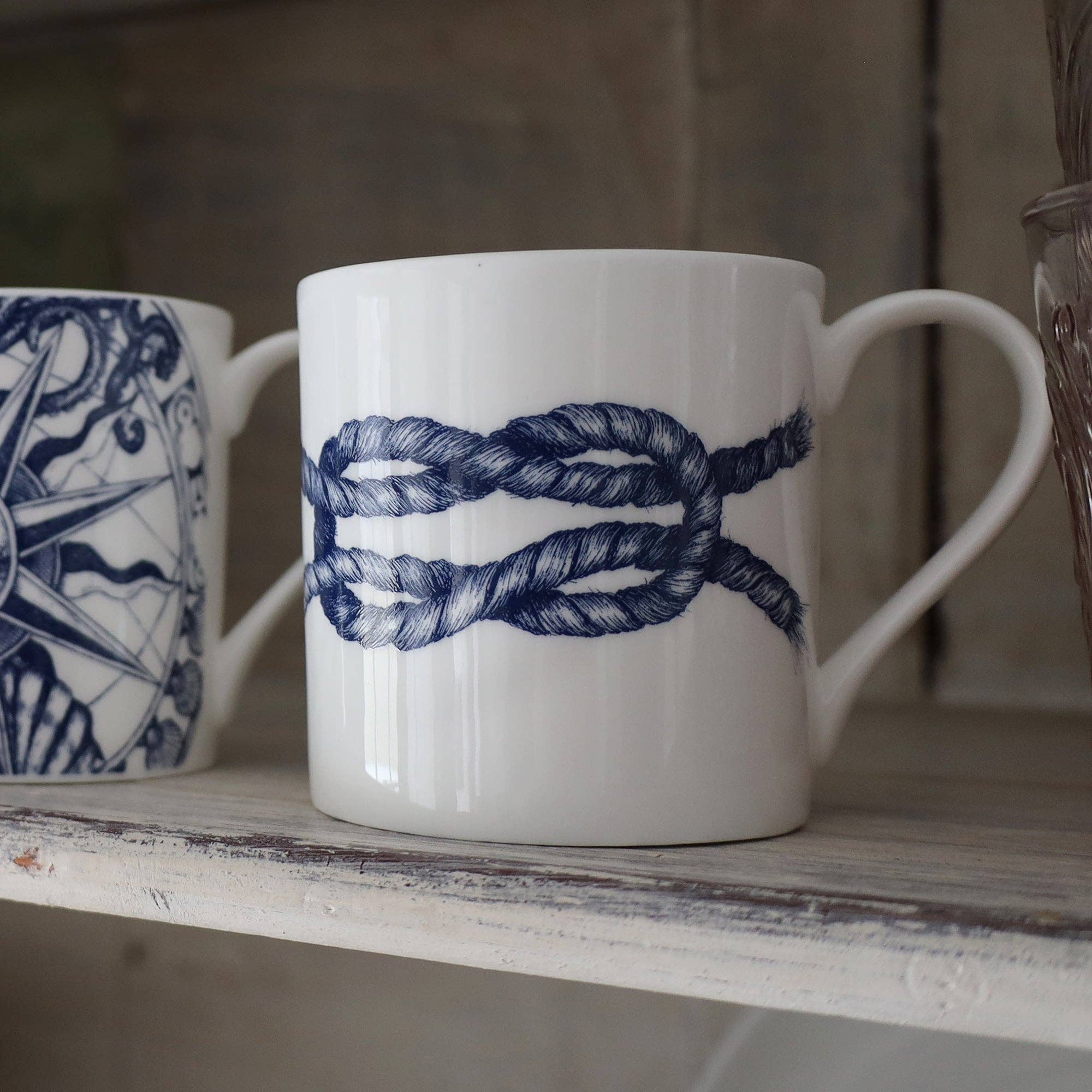 Becher Seemannsknoten aus Cornwall
