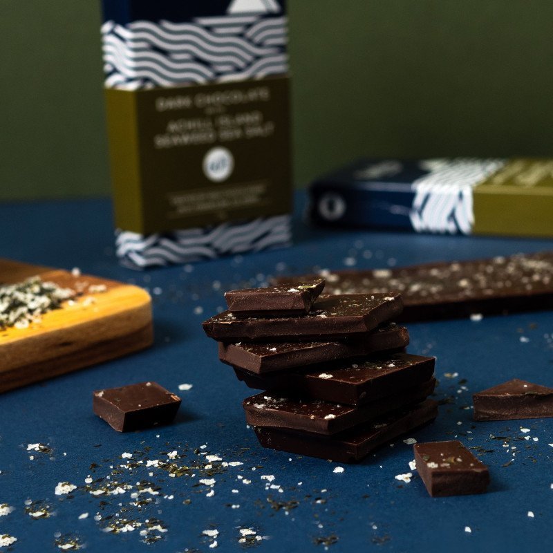 Skelligs - Dark Chocolate with Achill Island Seaweed Sea Salt