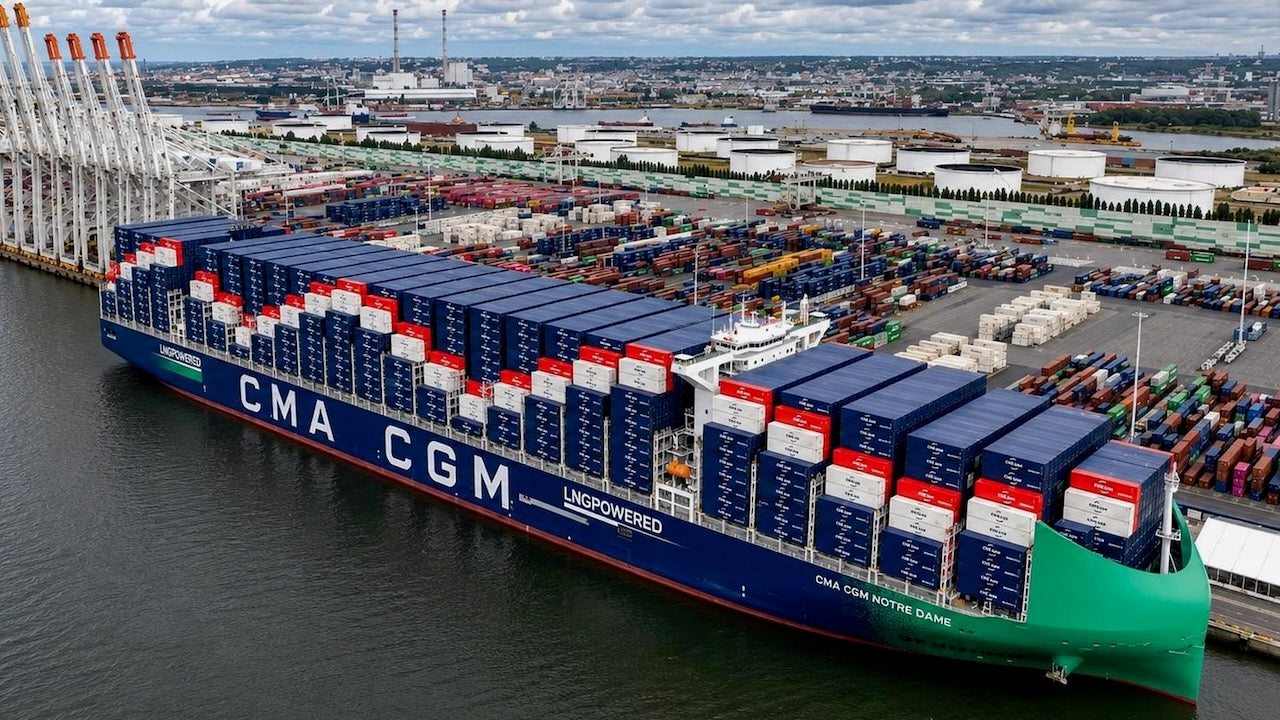 CMA CGM Notre Dame in Rotterdam
