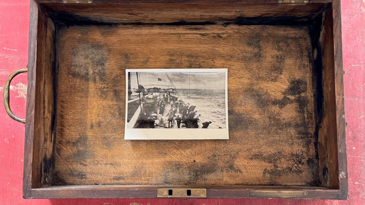 Fotos aus der Schatzkiste von Ankerherz: historische Aufnahme vom Frachter Ida Bakke