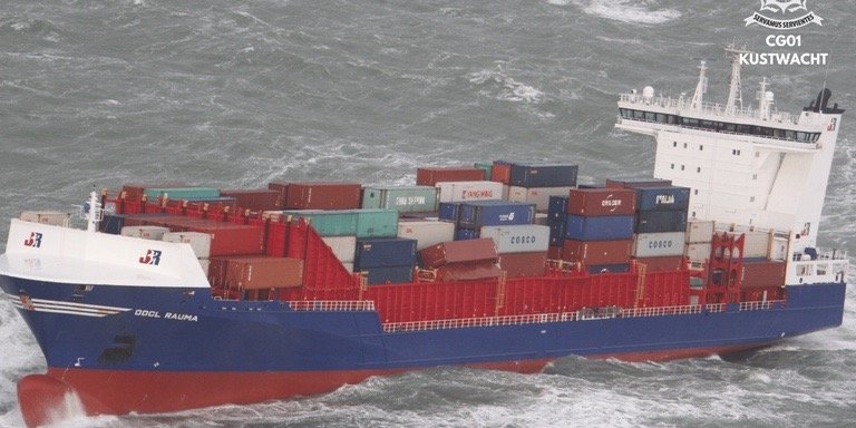 Frachter verliert Container vor der Insel Ameland - Ankerherz Verlag