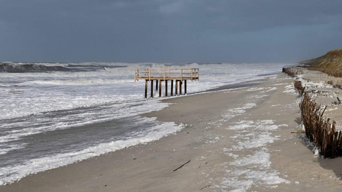 Sturm auf Sylt: so war es am Strand im Orkantief Nadia - Ankerherz Verlag