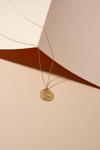 Good Things Will Happen Soon - Kette mit Medaillon