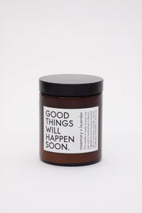 Duftkerze Good things  Rosmarin x Lavendel