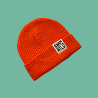 Strickmütze Swim Wild Orange — The Cornish Studio Cornwall