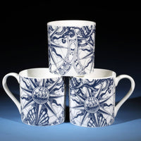 Becher Kompassrose — Knochenporzellan | Cream Cornwall