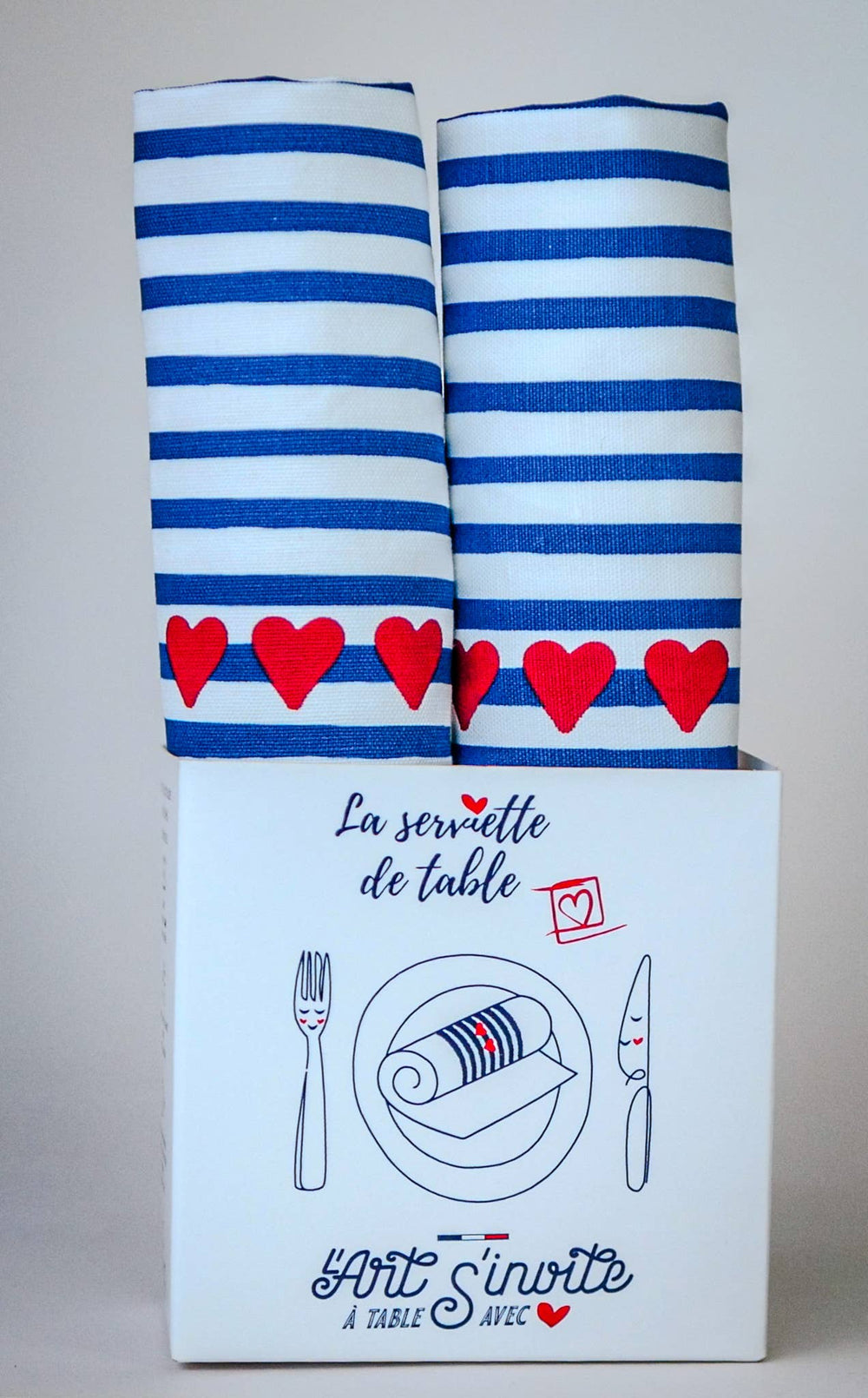 Serviette Amour en Mer