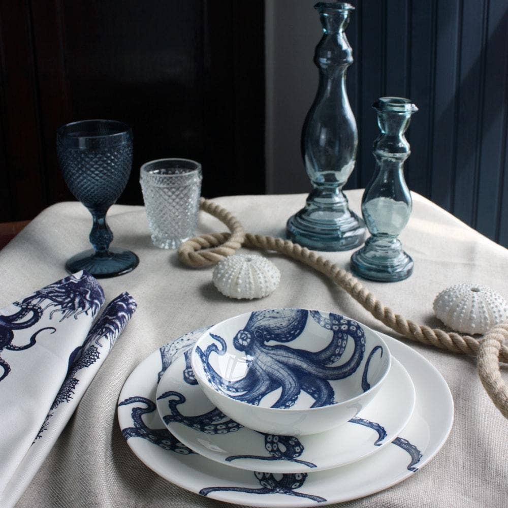 Bone China Octopus Bowl | ankerherz.de