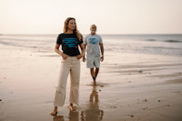 Frauen T-Shirt Waves navy | ankerherz.de
