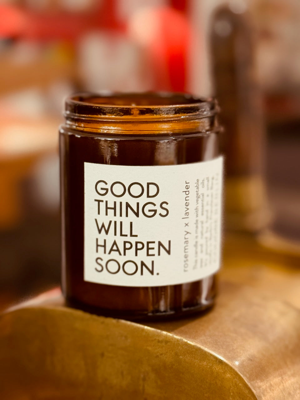 Duftkerze Good things  Rosmarin x Lavendel