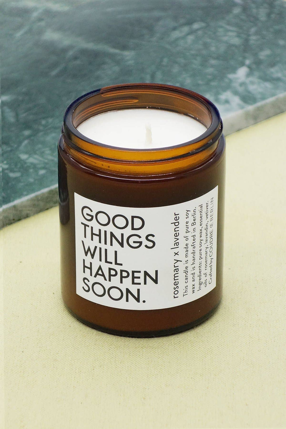 Duftkerze Good things  Rosmarin x Lavendel