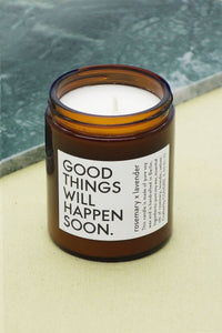 Duftkerze Good things  Rosmarin x Lavendel