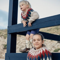 Islandpullover für Kinder in Beige - Ankerherz Verlag