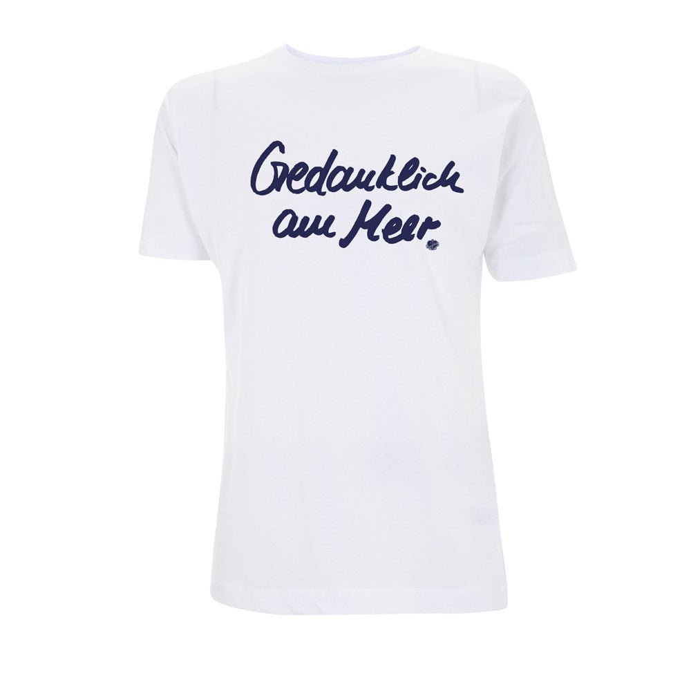 T-Shirt Gedanklich am Meer weiß - Ankerherz Verlag
