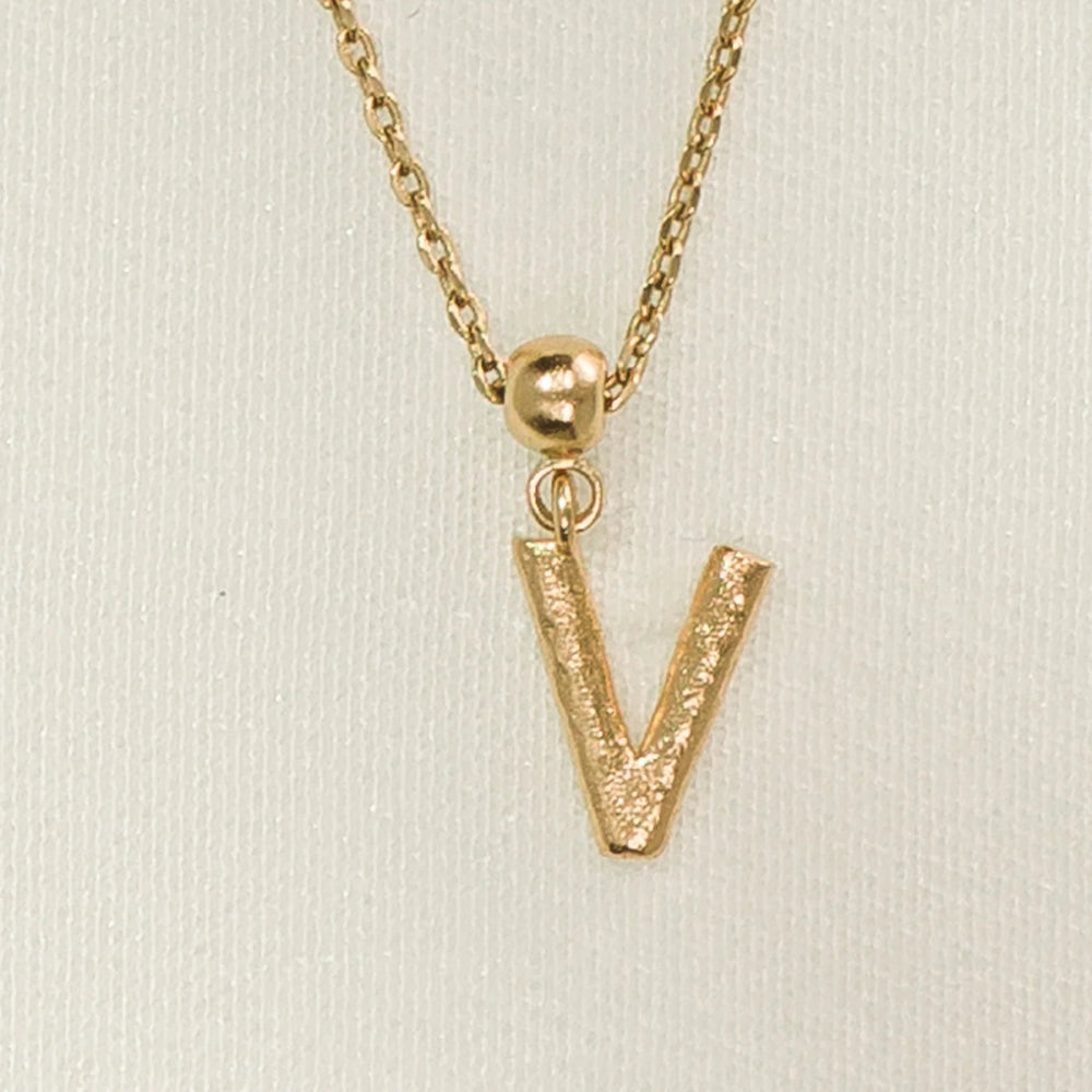Vergoldete Buchstaben- Charms - Ankerherz Verlag